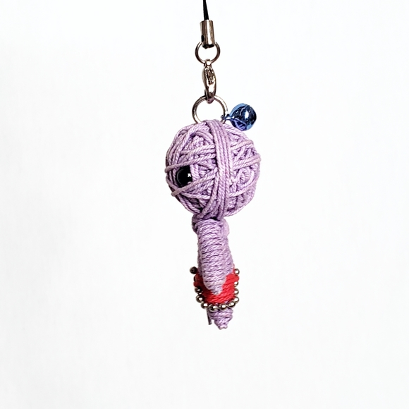 NEW Bad Boy 'Voodoo' Purple Red String Doll - Picture 2 of 6